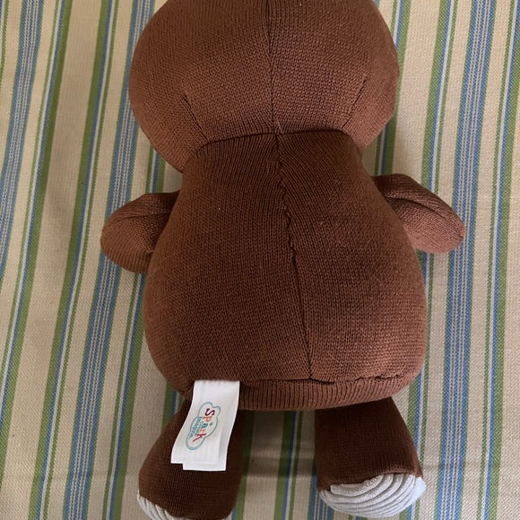 Spark Create Imagine 14” Knit Soft Plush Brown Sloth Stuffed Animal Toy - Picture 2 of 8